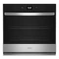 Whirlpool - 30 inch Built-In Single Electric Convection Wall Oven with Air Fry When Connected - Stainless Steel