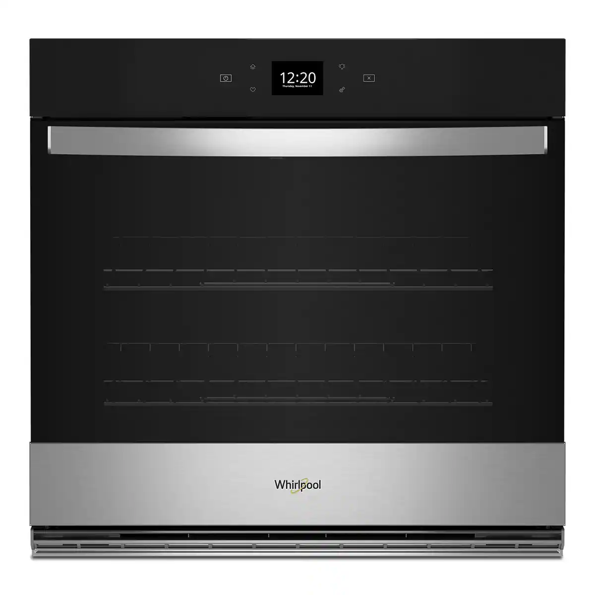 Whirlpool - 5.0 Cu. Ft. Single Wall Oven with Air Fry When Connected .- Fingerprint Resistant - Stainless Steel