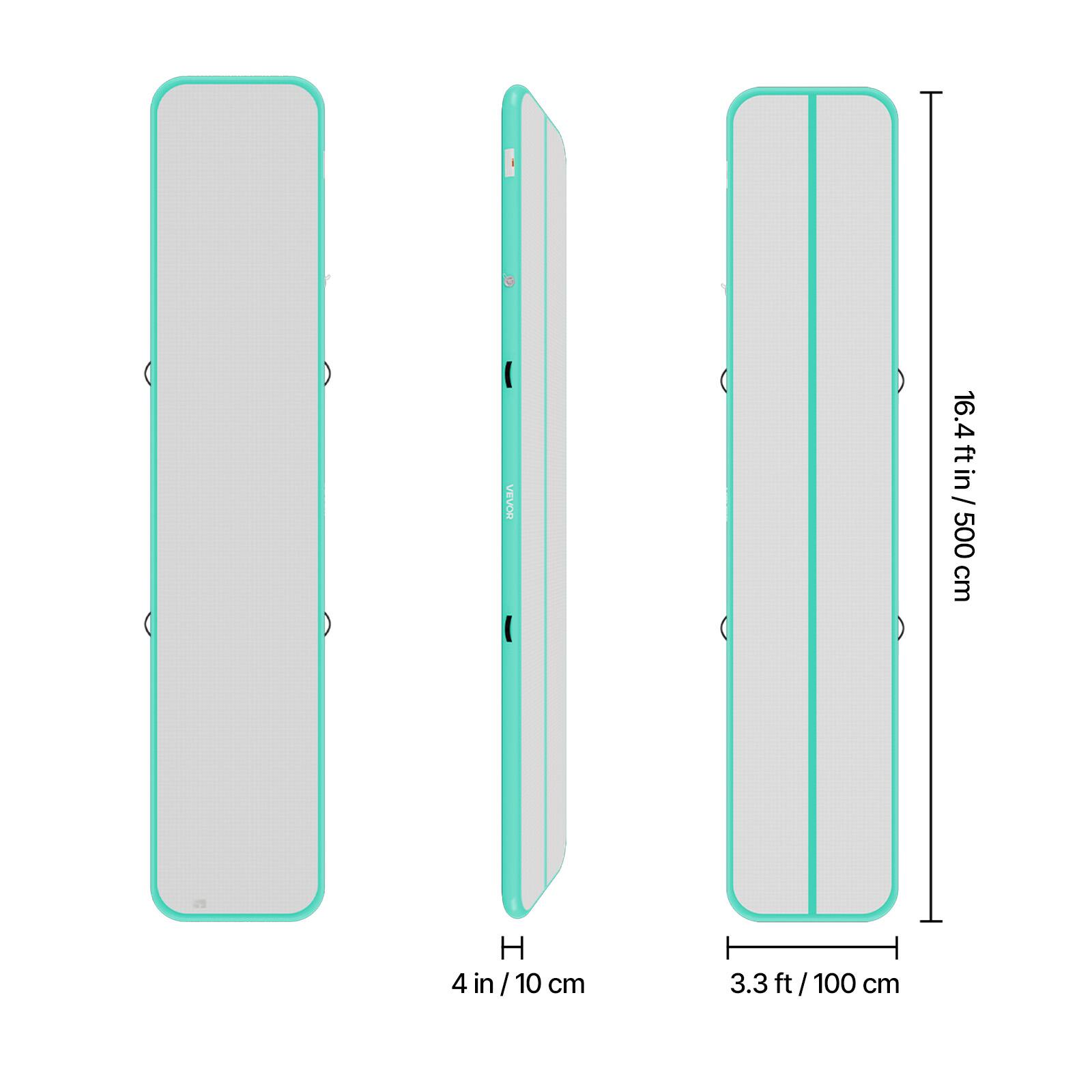 VEVOE 16.4 ftin / 16.4ftin / 500 cm  
H 4 in / 10 cm  
3.3 ft / 100 cm