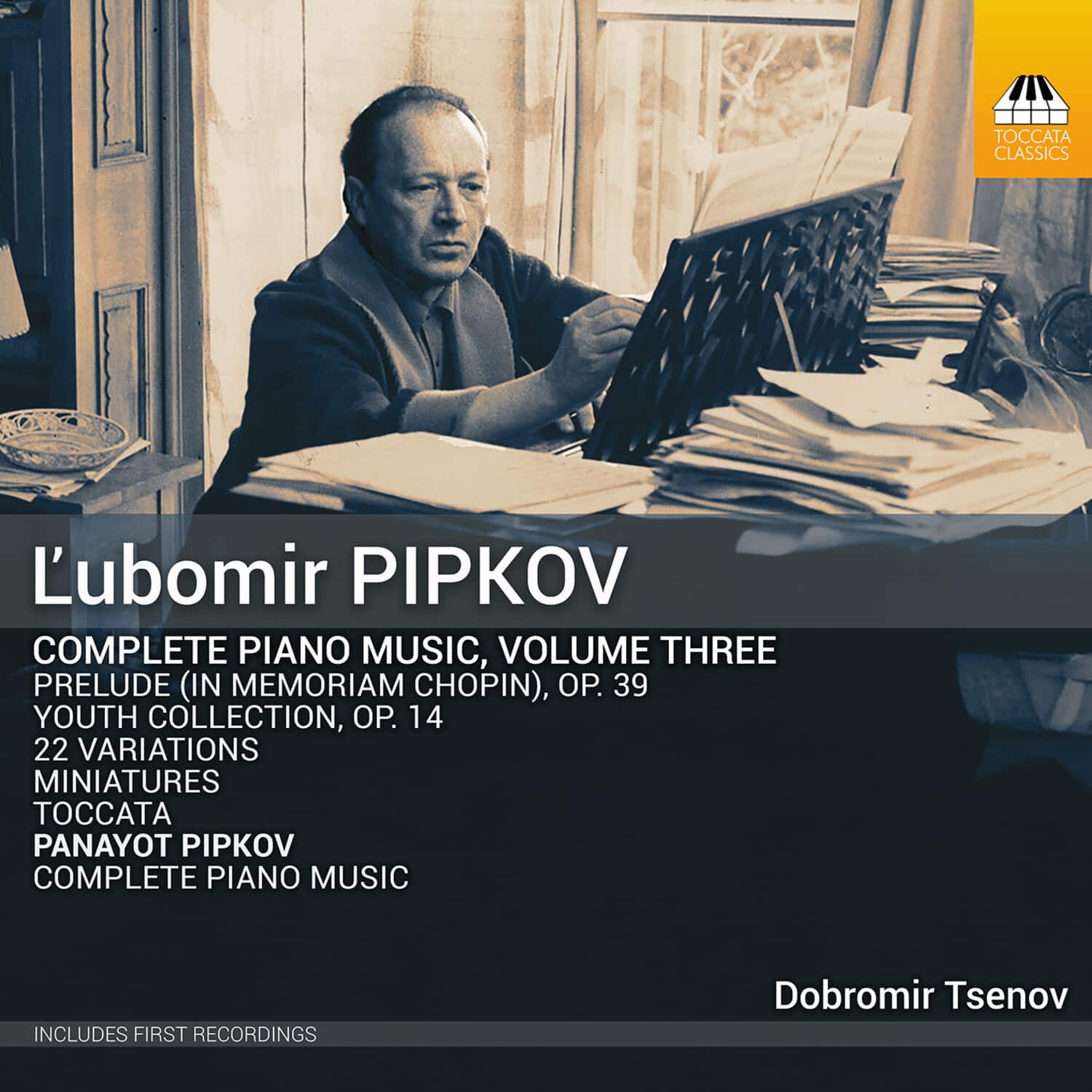 Dobromir Tsenov - Lubomir Pipkov: Complete Piano Music, Vol. 3   - COMPACT DISCS [CD] price history on PriceWatchPro