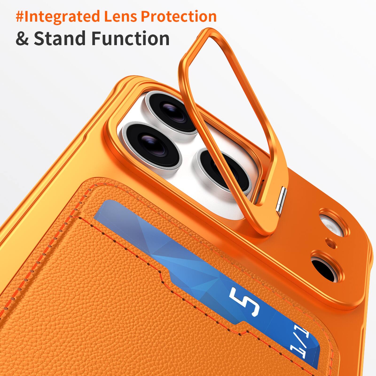 #Integrated Lens Protection & Stand Function