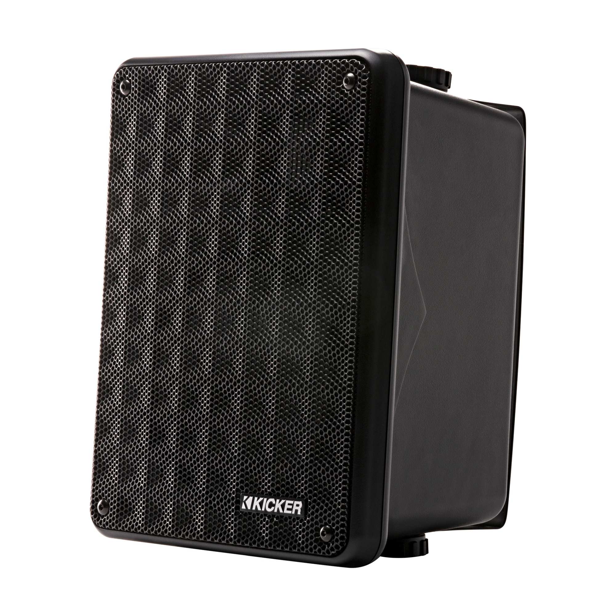 Alt View 10. KICKER - Kicker 46KB6B Black Indoor Outdoor Full Range high-efficiency Speakers Pair - Black/Gray.