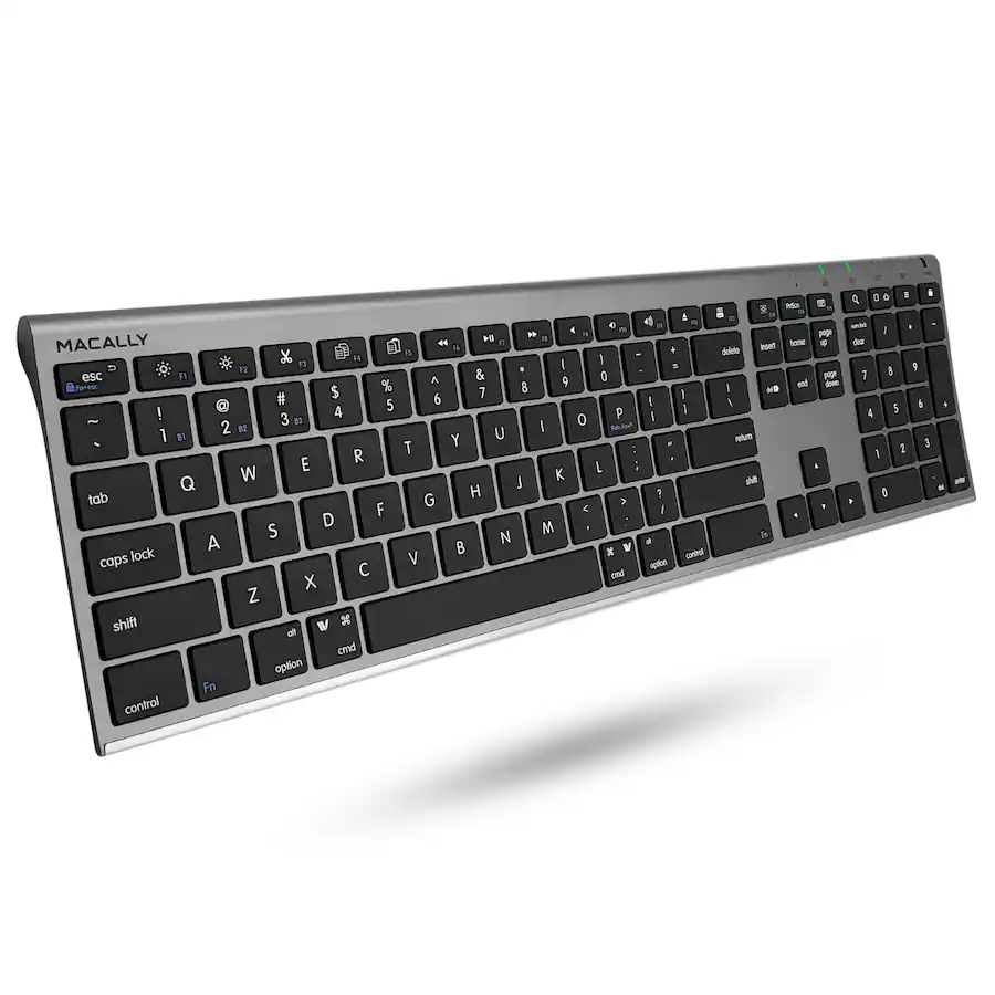 Macally Wireless Bluetooth Keyboard for Mac Compatible Apple