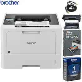 Brother - HL-L5210DW Business Monochrome Laser Printer with Print Like A Pro Bundle