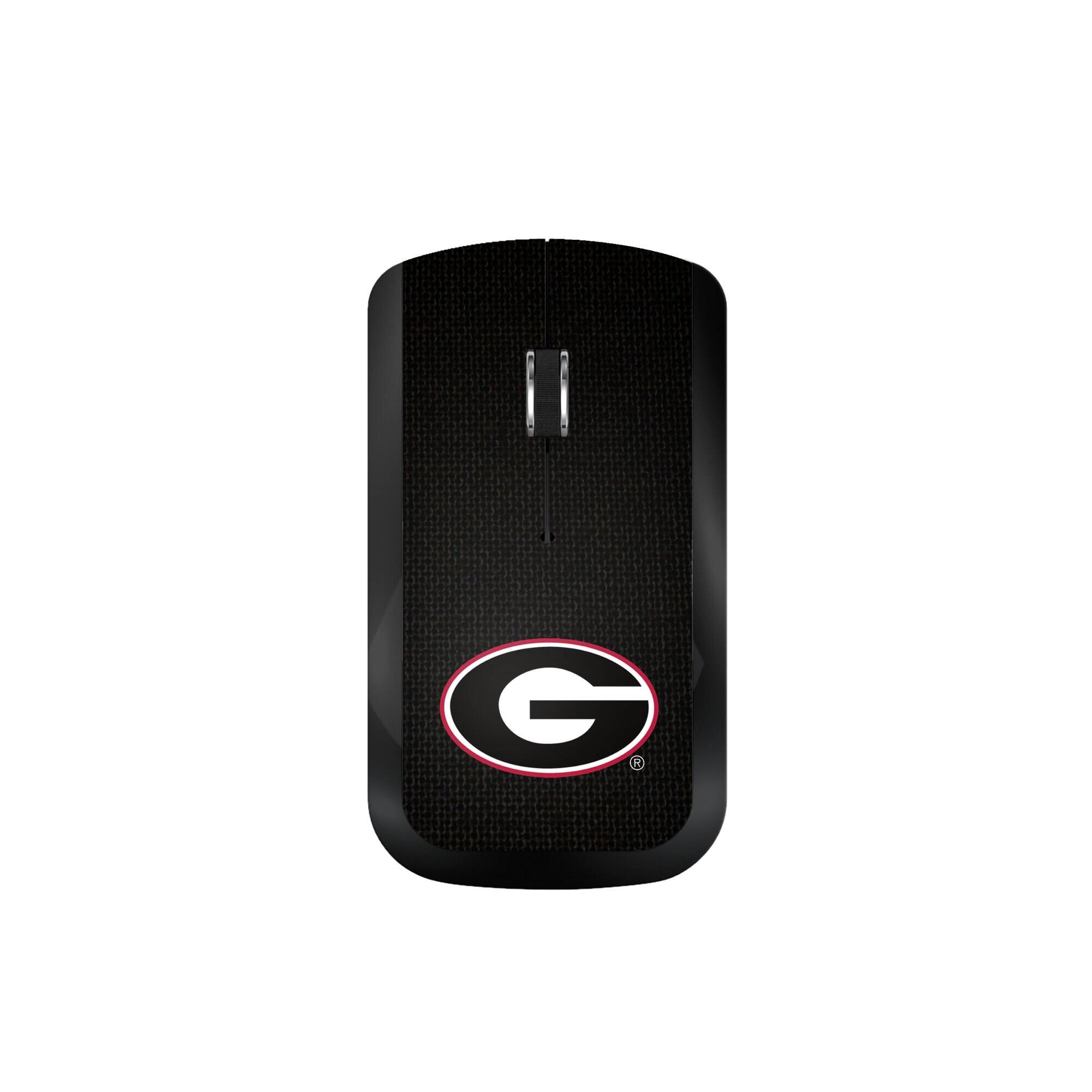 Front. Keyscaper - Georgia Bulldogs Solid Design Wireless Mouse - Multicolor.