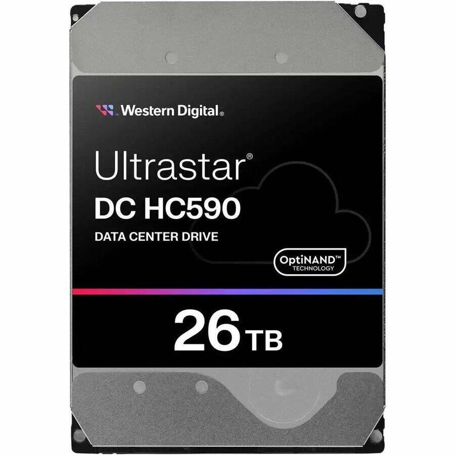 Western Digital  
Ultrastar DC HC590  
Data Center Drive  
OptiNAND Technology  
26 TB