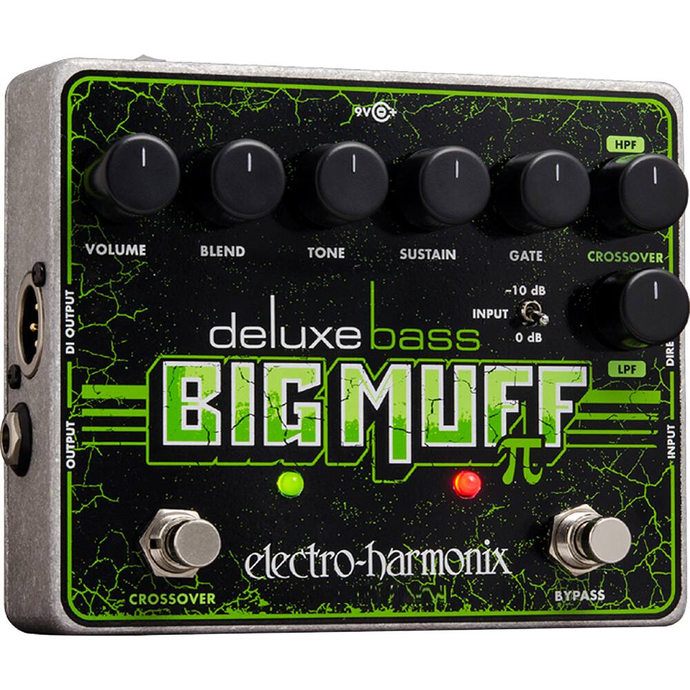 Harmonix - Deluxe Bass Big Muff Pi Fuzz Pedal DXBBMUFF - Black