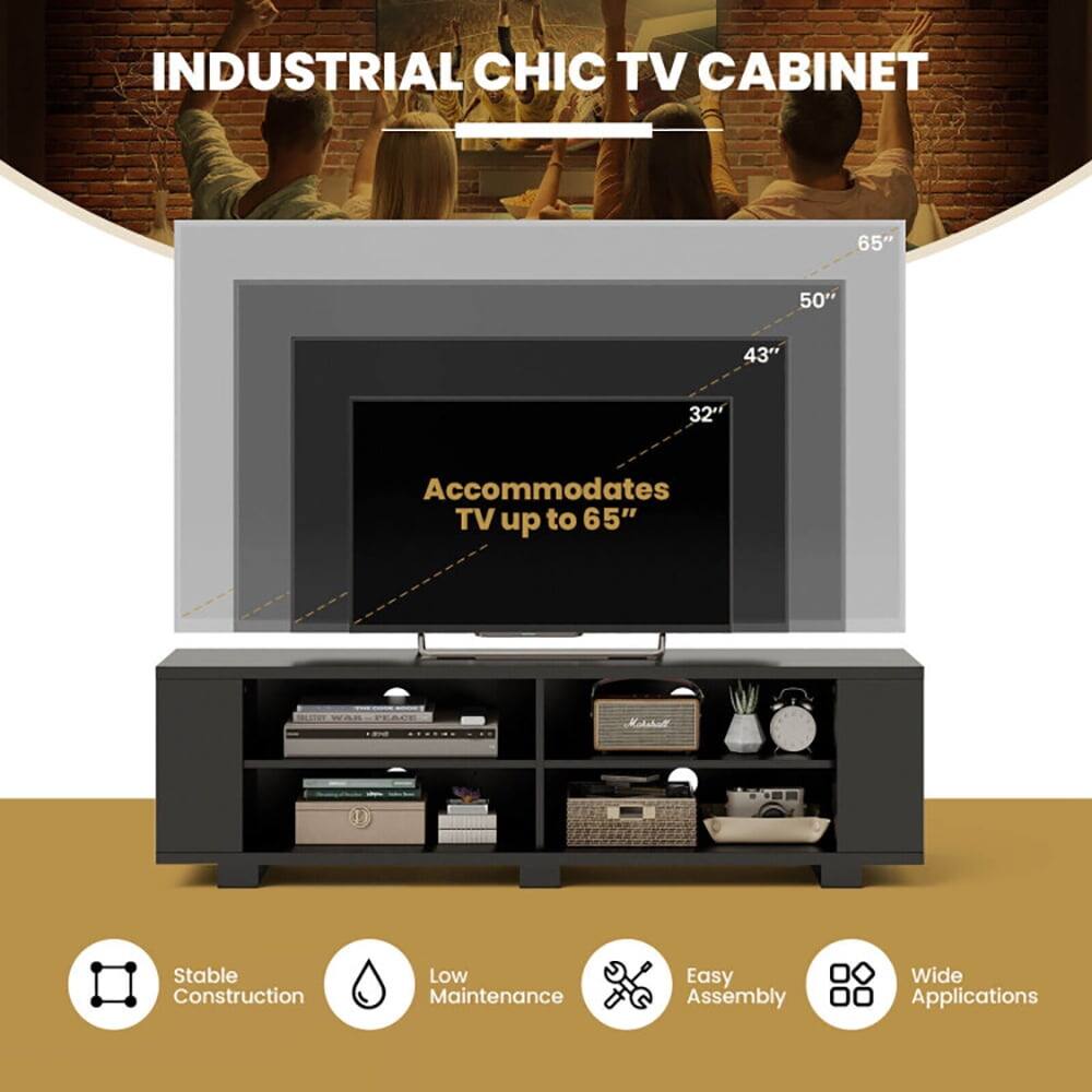 INDUSTRIAL CHIC TV CABINET

65" 50" 43" 32"

Accommodates TV up to 65"

Stable Construction
Low Maintenance
Easy Assembly
Wide Applications