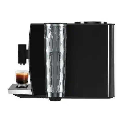 Front. JURA - Jura ENA 4 Full Automatic 1-Cup Coffee & Espresso Machine (Metropolitan Black) - Black.