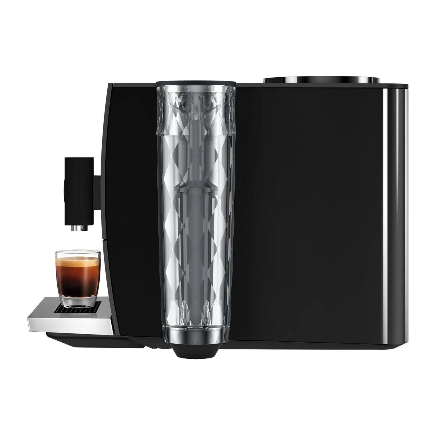 Angle. JURA - Jura ENA 4 Full Automatic 1-Cup Coffee & Espresso Machine (Metropolitan Black) - Black.