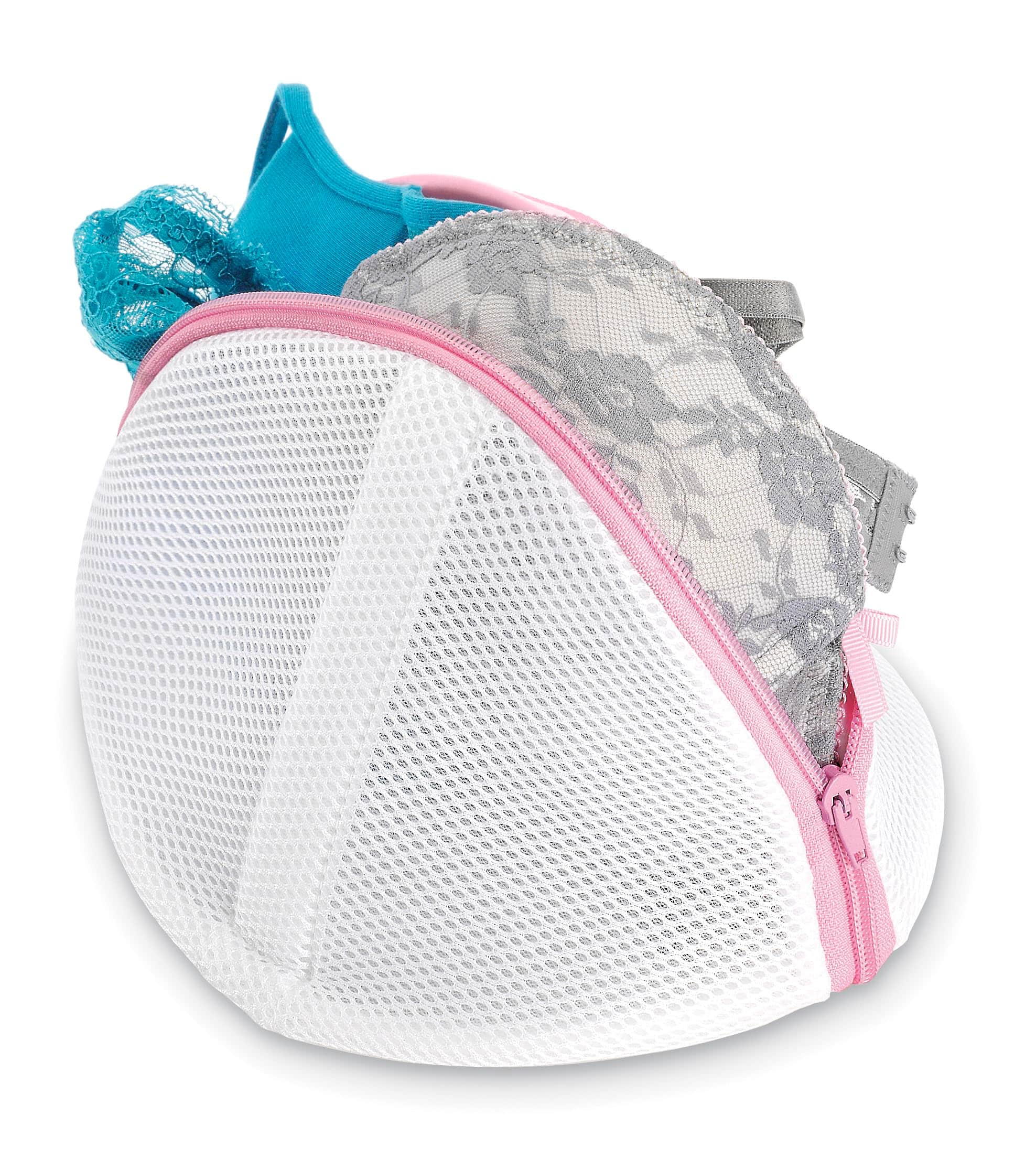 DORLUKFU - Mesh Bra Wash Bag - White