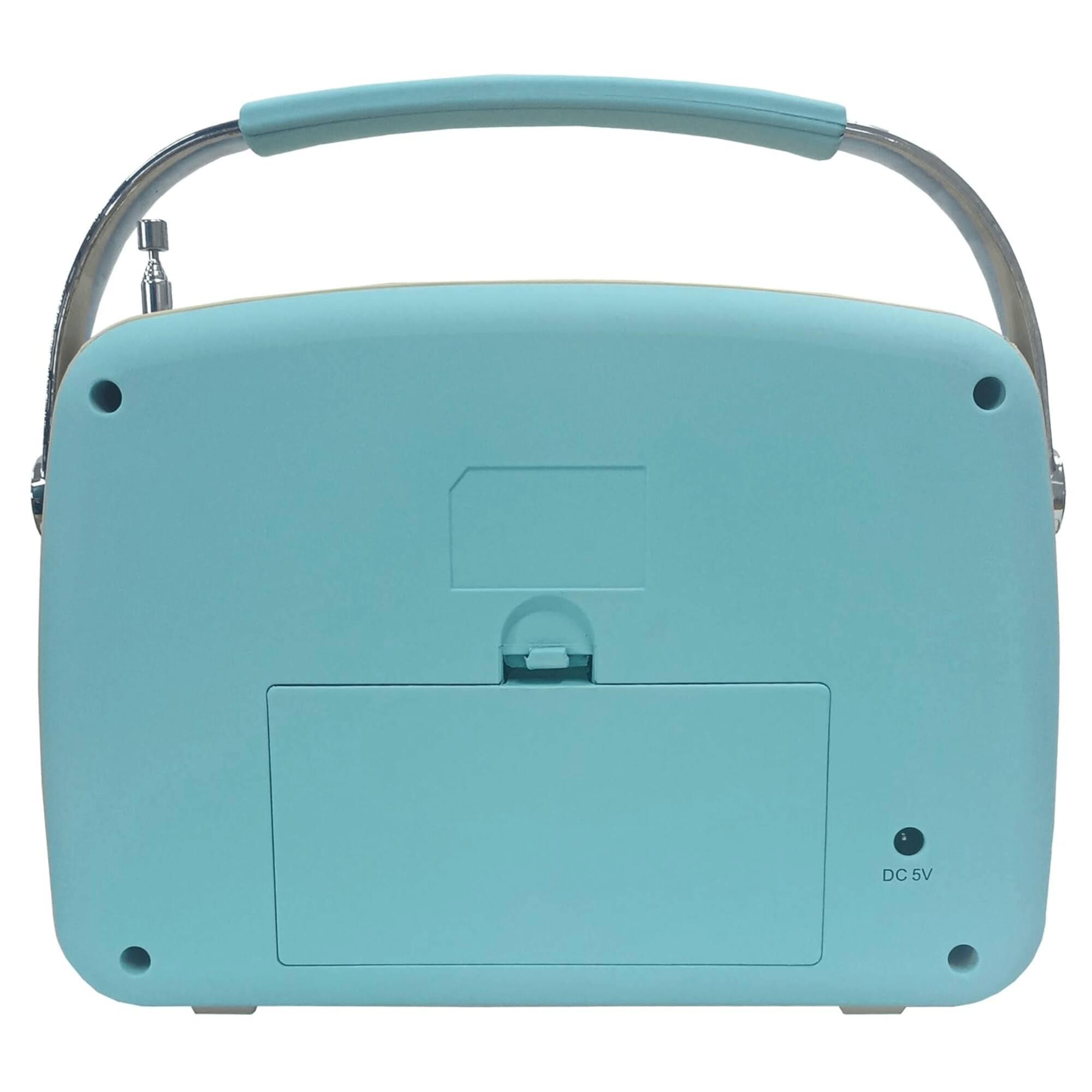 Alt View 1. Supersonic - Multi-Function Bluetooth Retro Speaker with Rechargeable Battery - Blue.