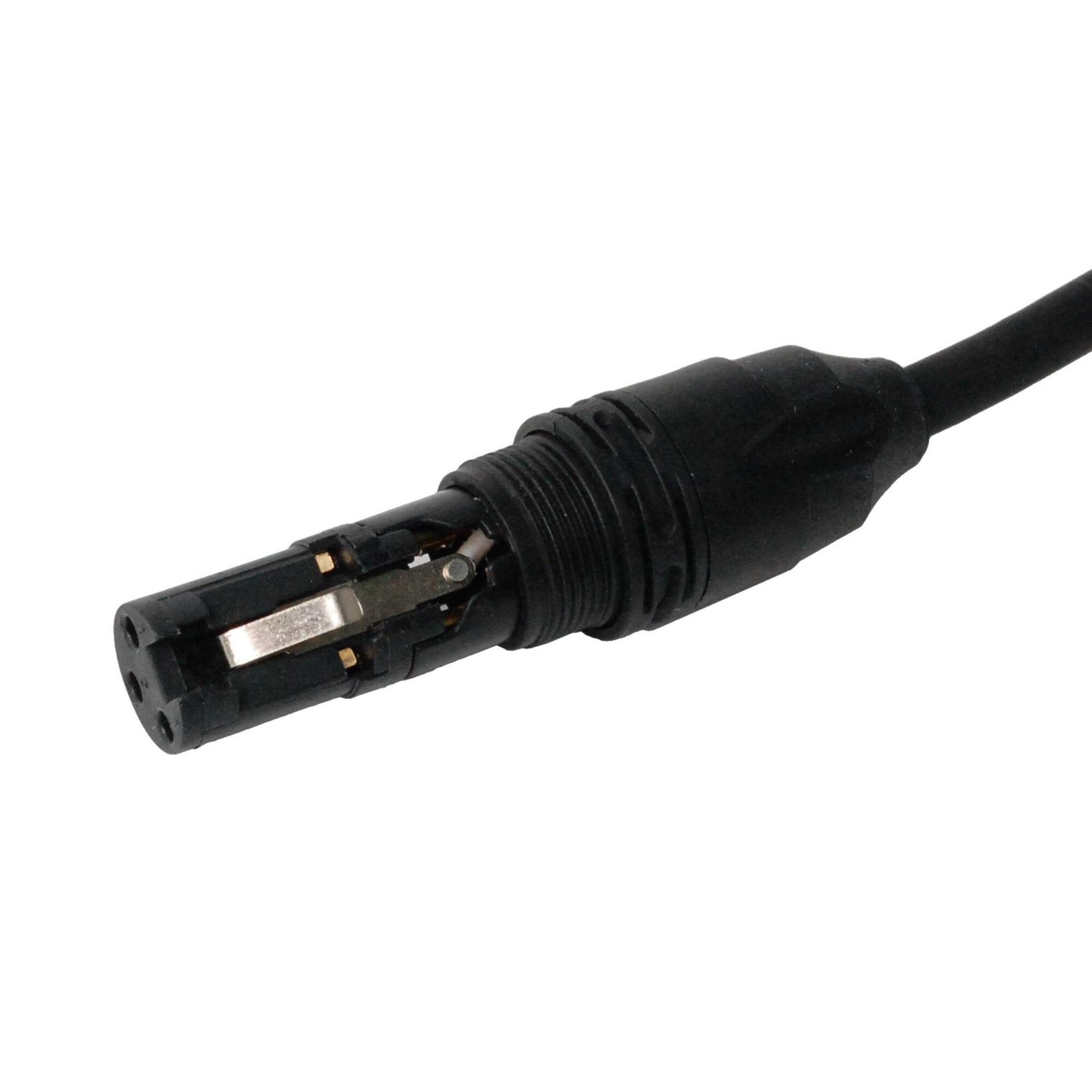 Alt View 4. Lyxpro - 15 ft TRS 1/4 to XLR Cable, Male to Female Microphone Cable - Black.