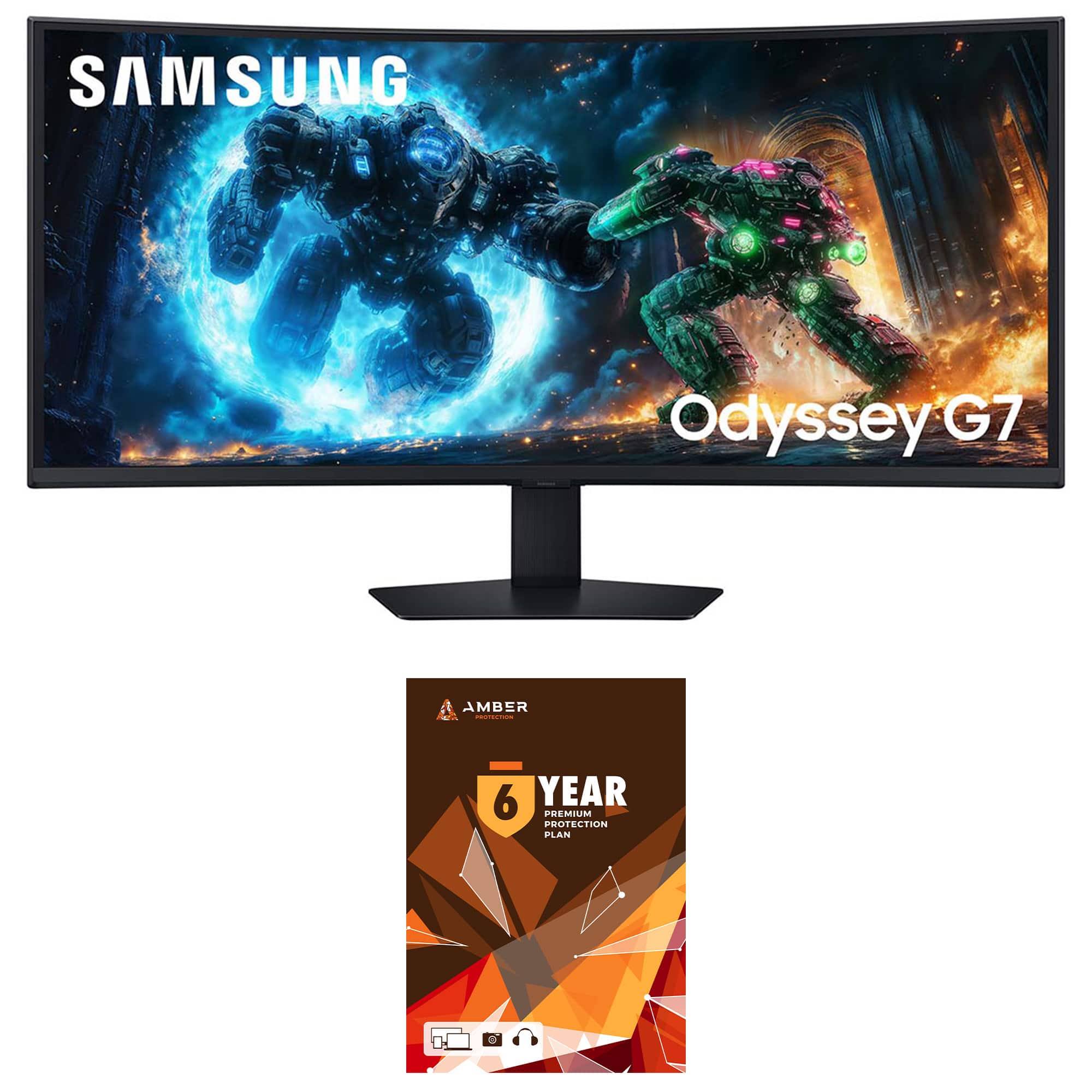 SAMSUNG Odyssey G7 AMBER adds 6 YEAR PREMIUM PROTECTION PLAN