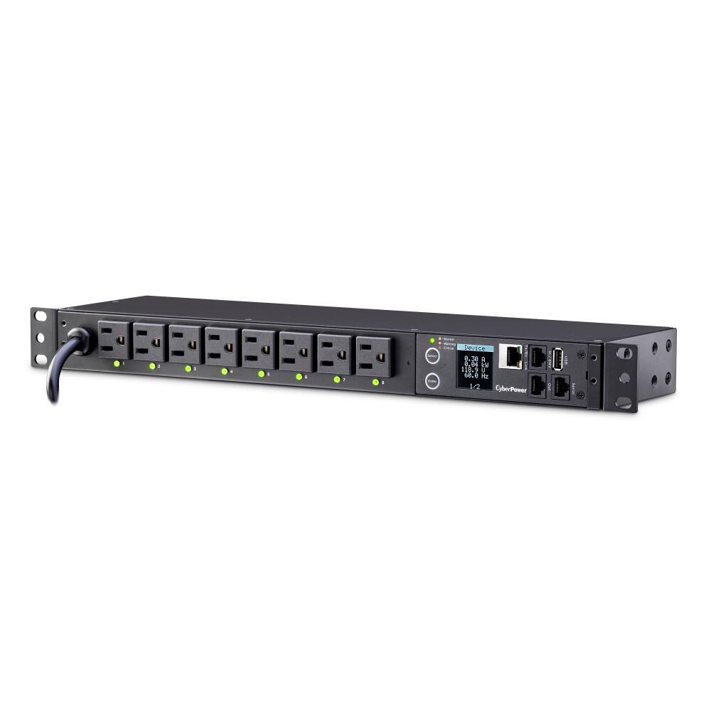 Alt View 1. CyberPower - PDU81001 Switched Metered-by-Outlet PDUs - Black.