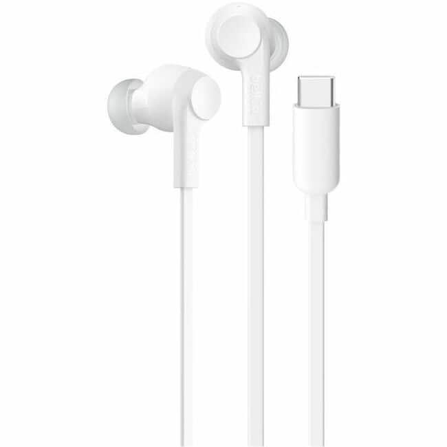 Belkin - SoundForm ANC Wired Earbuds (USB-C) - Stereo - USB Type C - Wired - Earbud - Binaural - In-ear - White