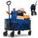 Front. Bestier - Bestier Upgraded Folding Wagon with Adjustable Handle with Wheels - Blue.