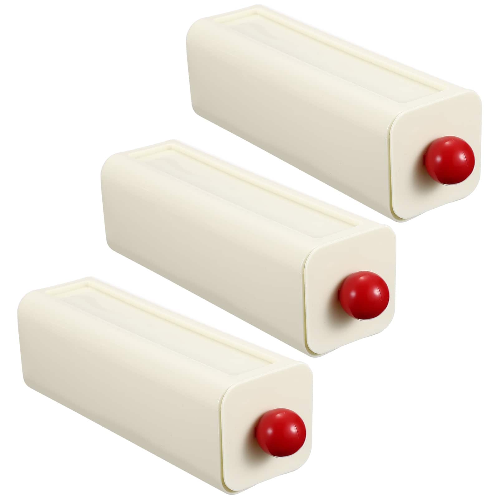 Unique Bargains - 3pcs Stackable Storage Drawers for Desktop, Plastic Stackable Desk Organizer with Drawers, for Home Stationery Bathroom - White