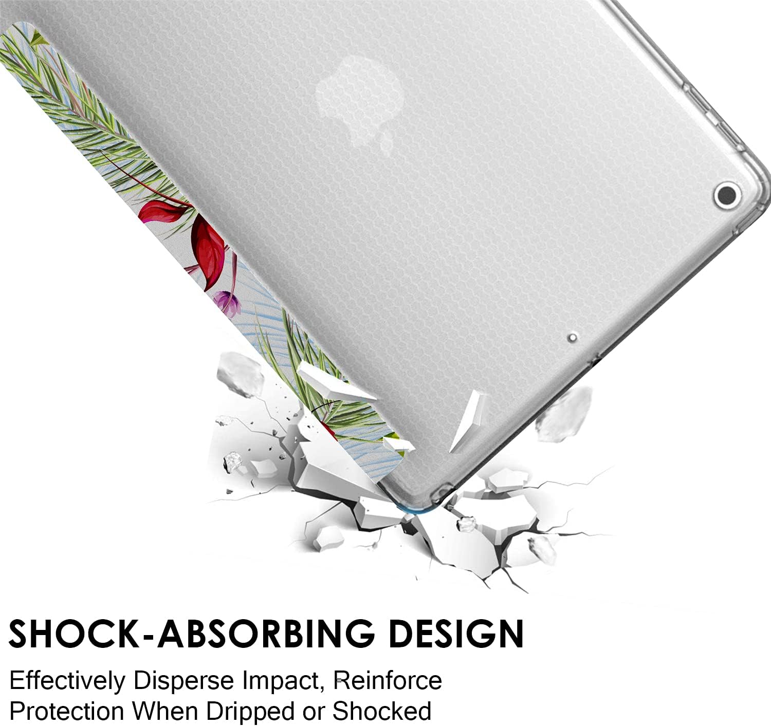 SHOCK-ABSORBING DESIGN  
Effectively Disperse Impact, Reinforce Protection When Dripped or Shocked