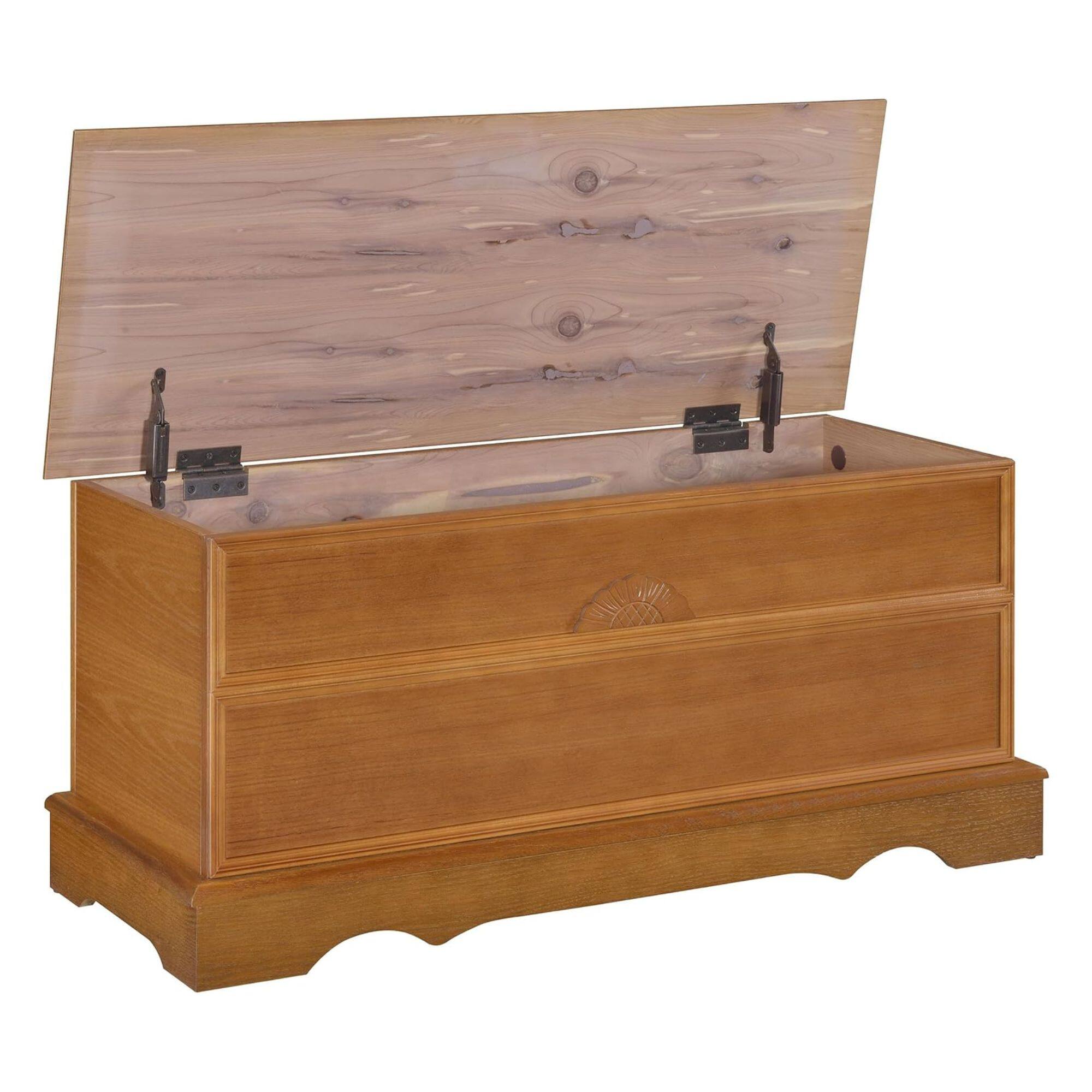 Alt View 5. Coaster Home Furnishings - Coaster Home Furnishings Paula 40" Storage Chest, Wooden Trunk Bedroom Furniture - Brown.