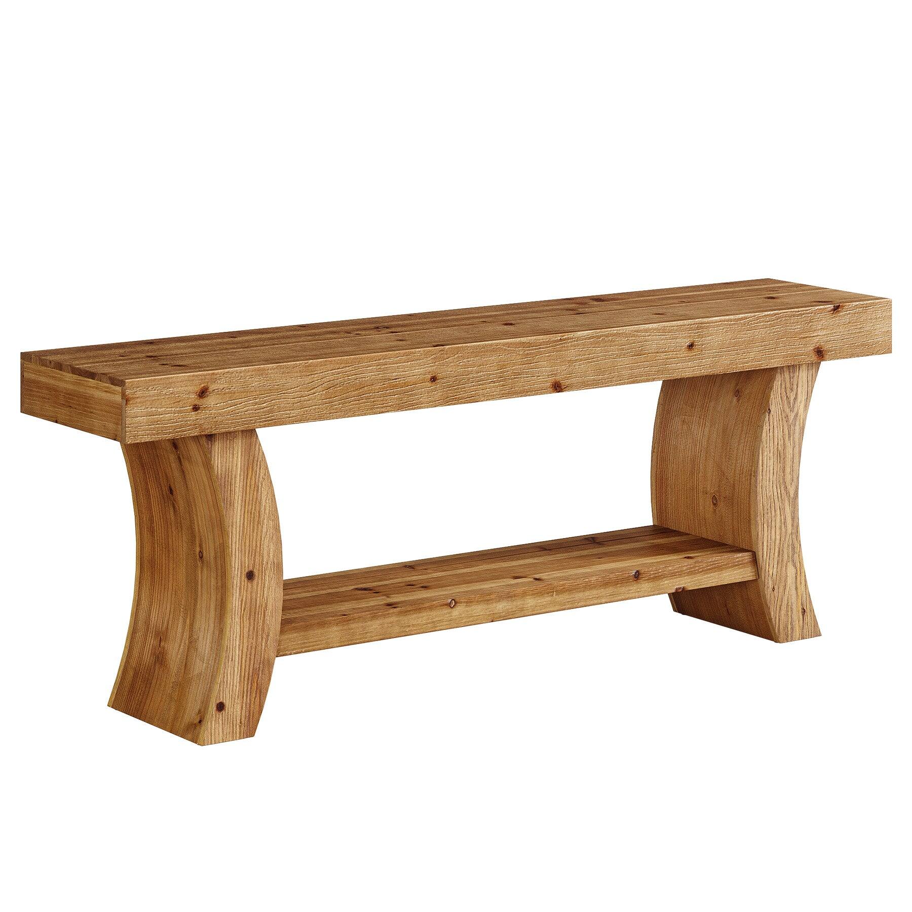 Alt View 5. Tribesigns - Farmhouse Solid Wood Console Table with Storage Shelves and Rectangular Top for Entryway and Living Room - Brown.