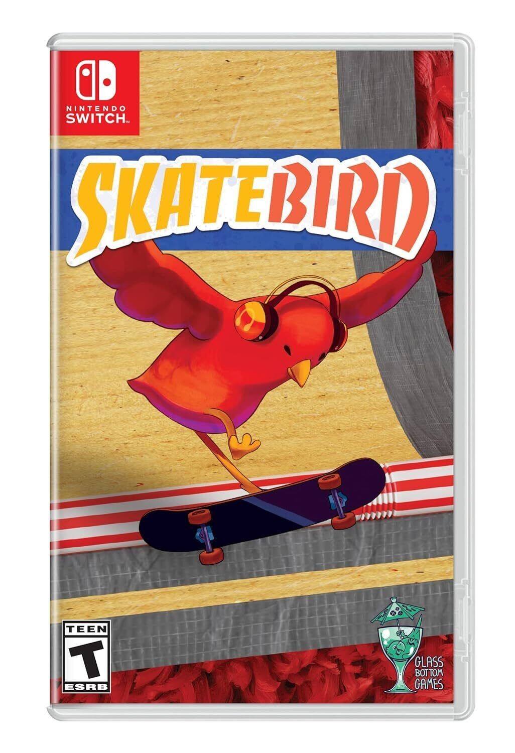 NINTENDO SWITCH SKATEBIRD TEEN T ESRB GLASS BOTTOM GAMES