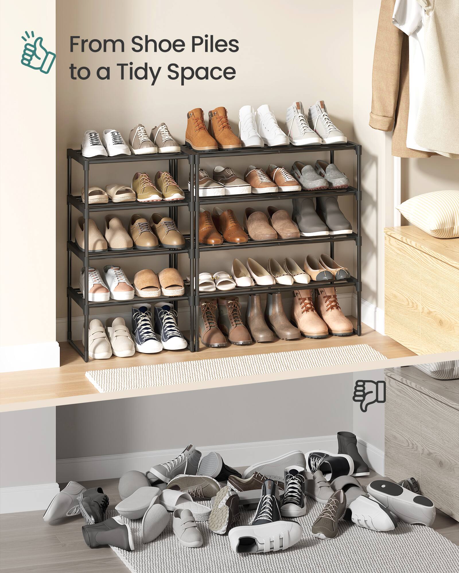 From Shoe Piles to a Tidy Space