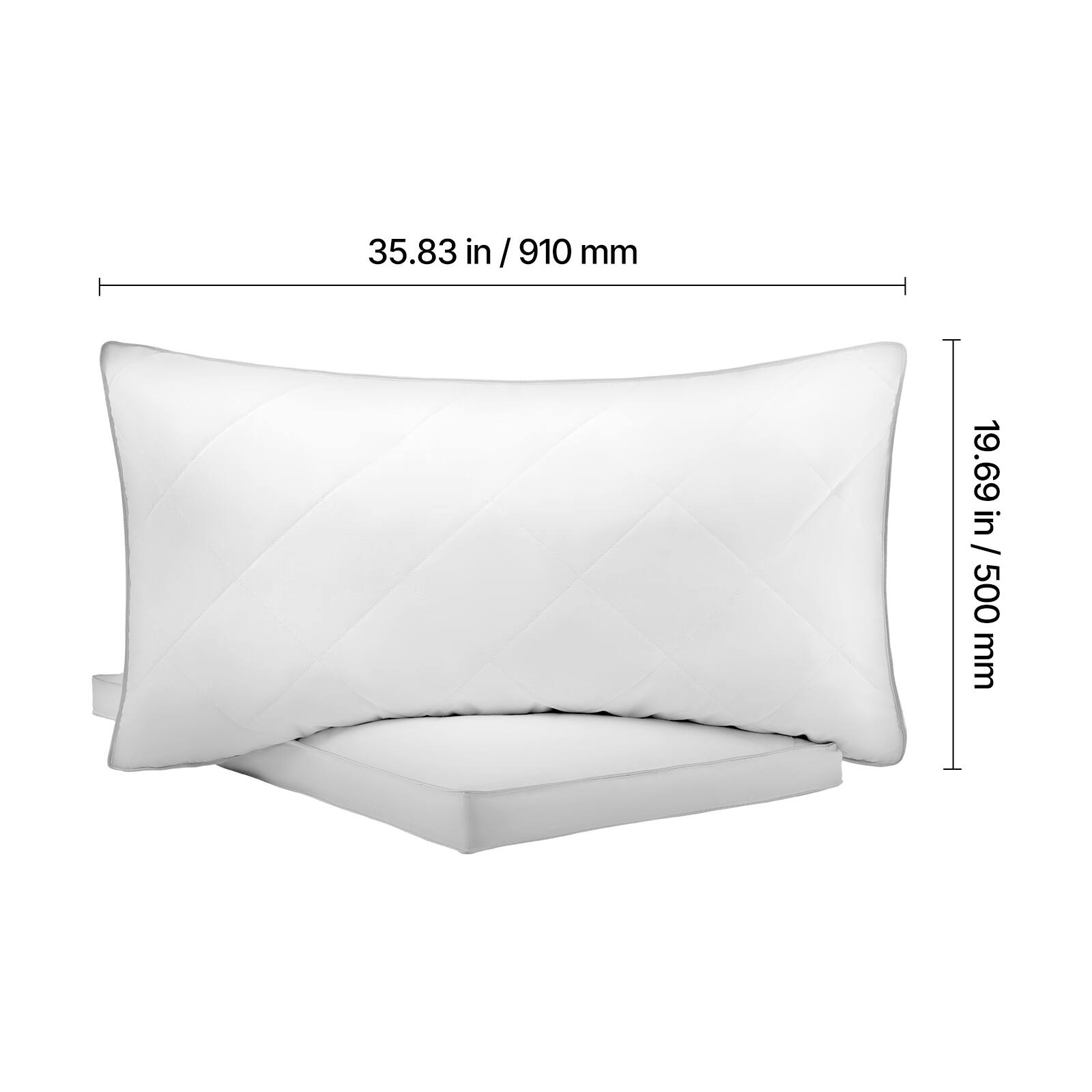 35.83 in / 910 mm  
19.69 in / 500 mm