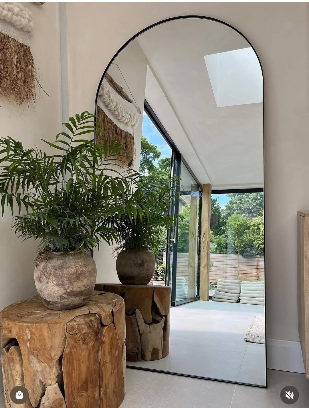 Alt View 2. Hirose Alice - Floor Mirror Full Length Arched Full Length Mirror with Stand Full Body Mirror Hanging or Large Leaning for.