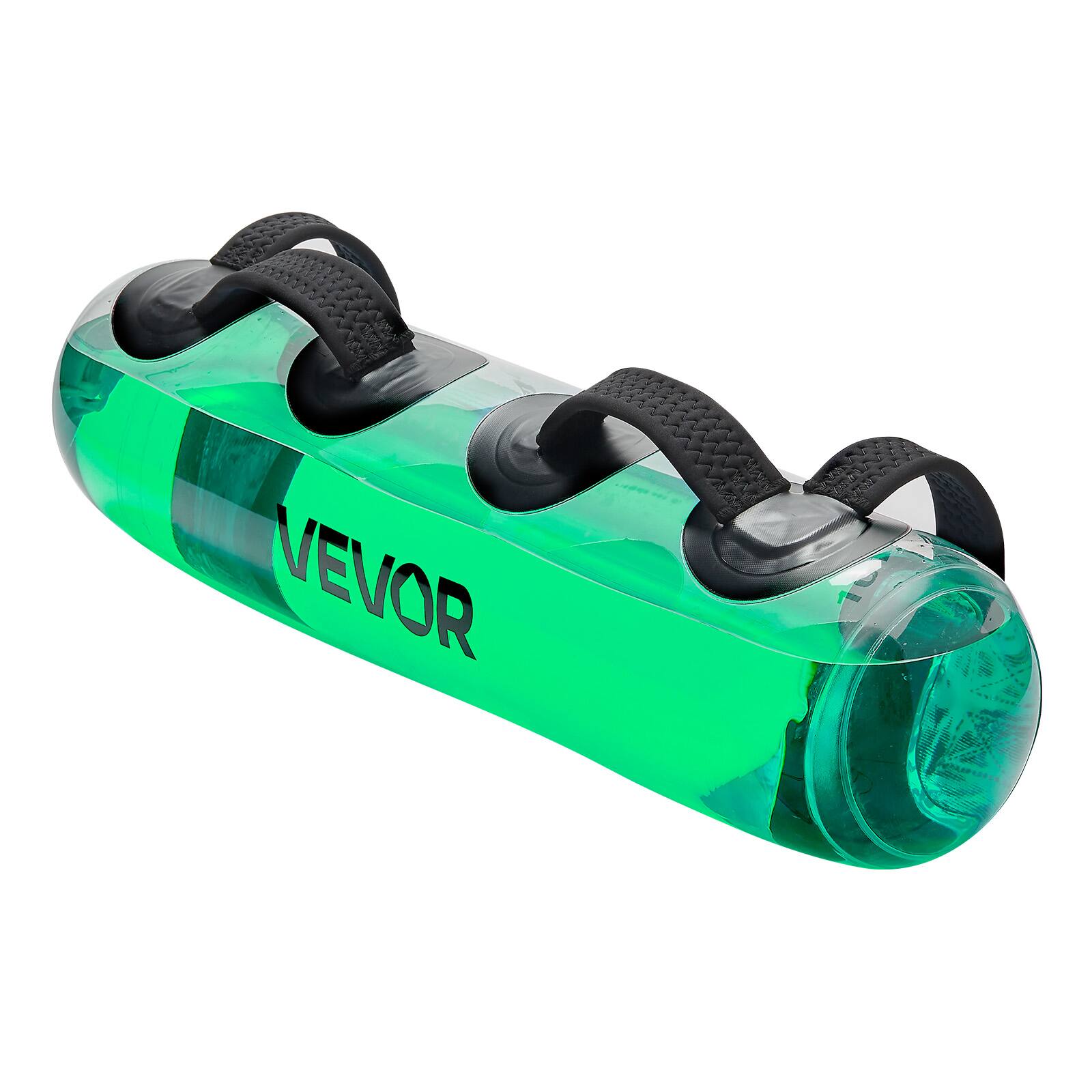 Alt View 5. VEVOR - Water Weights Aqua Bag, Large Aqua Bags for Workout, 50 lbs Adjustable Portable Stability Fitness - Clear.