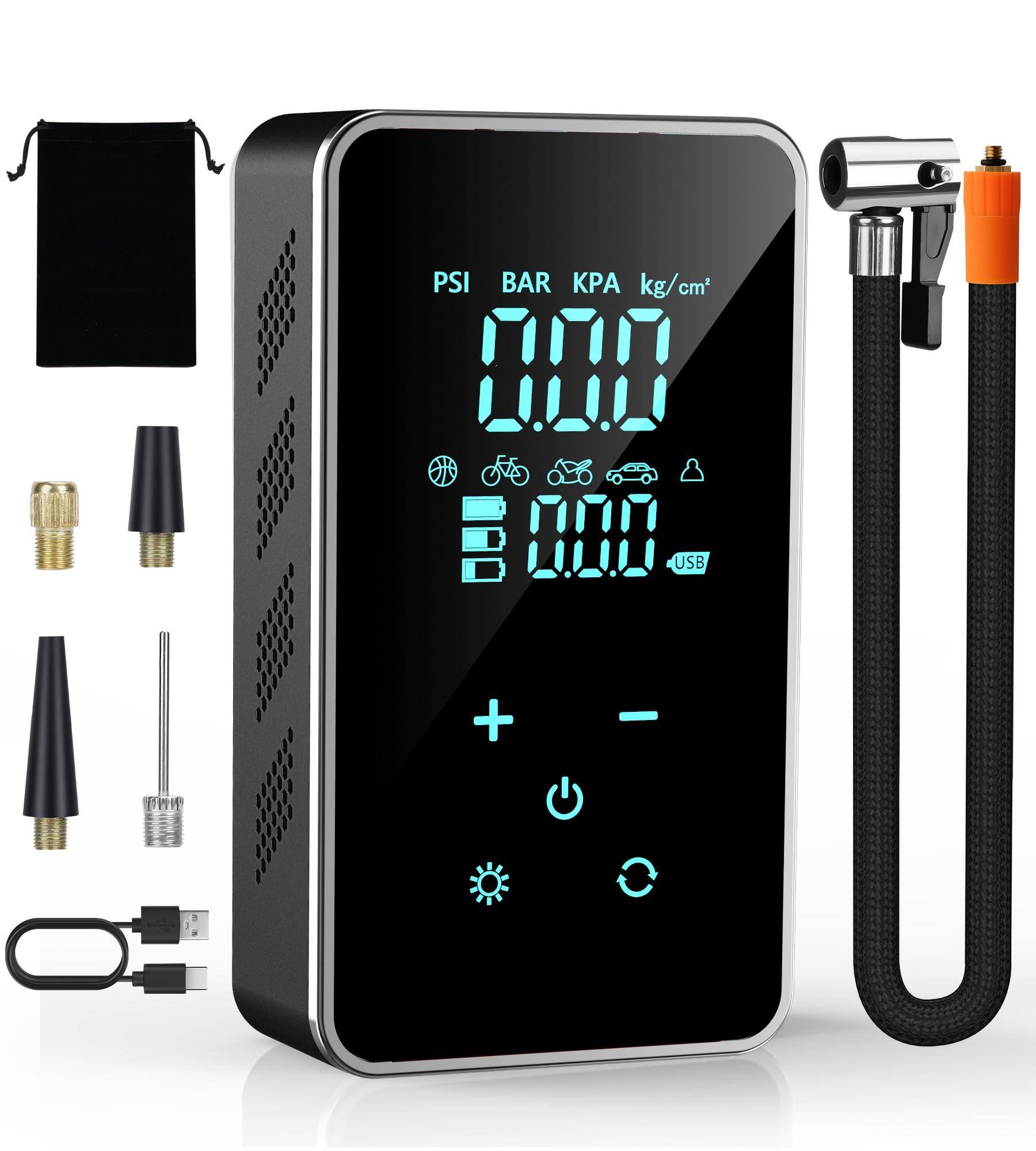 JETRANSPORT - Tire Inflator Portable Air Compressor-air Pump For Car-18000mah Electric Compressor-portable Cordless-150 P - Default