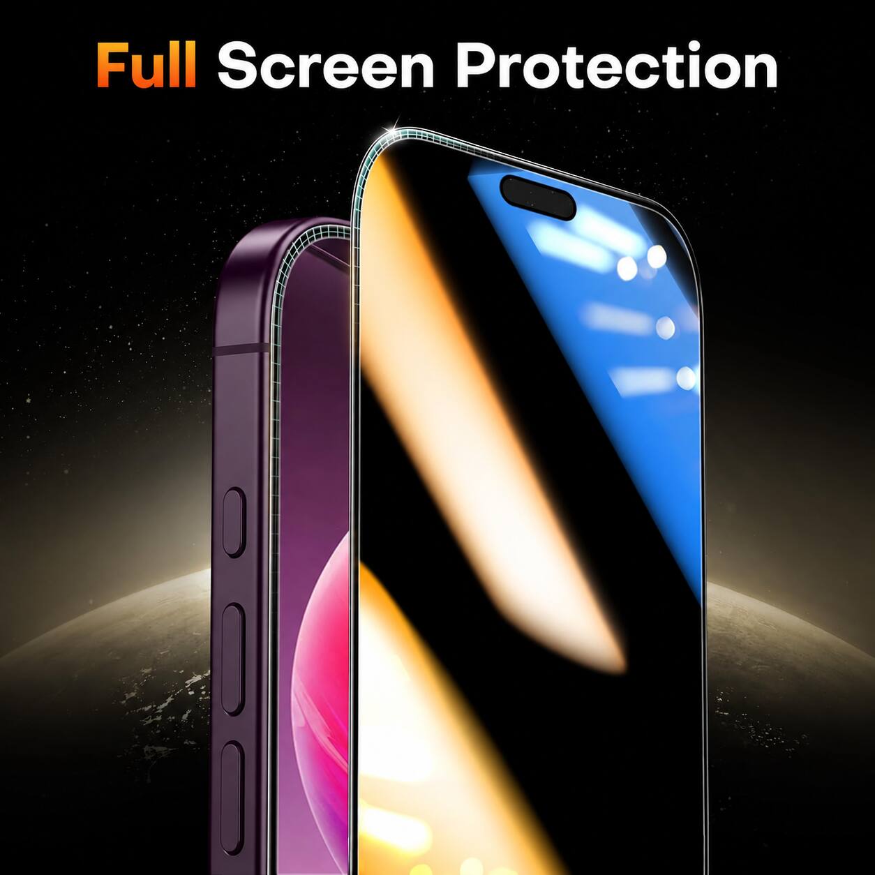 Core Tech 2 Pack 9H+ Tempered Glass Screen Protector with Easy ...