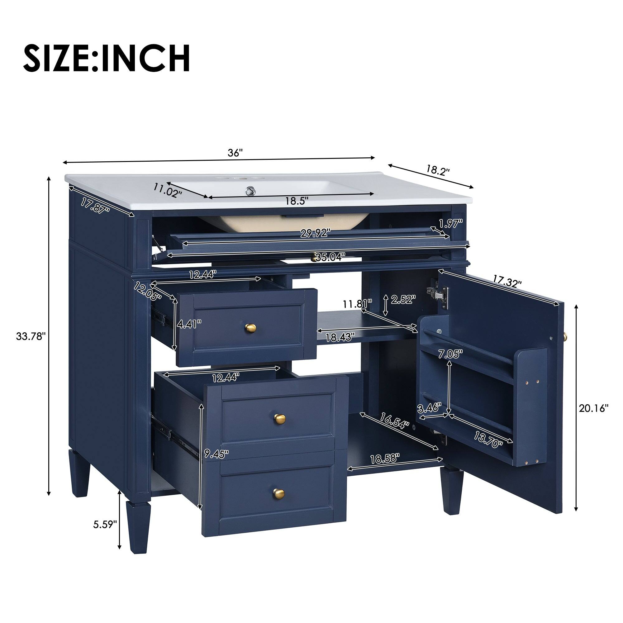 SIZE: INCH  
17.87" 11.02" 36" 18.5" 29.92" 18.2" 1.97" 33.78" 12.44" 12.05" 4.41" 35.04" 11.8" 18.43" 2.52" 7.05" 17.32" 12.44" 9.45" 3.46" 16.54" 18.58" 13.70" 20.16" 5.59"