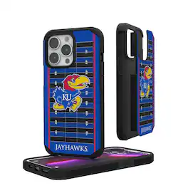 Keyscaper - NCAA - Kansas Jayhawks Field iPhone Rugged Case - 15 - Multicolor