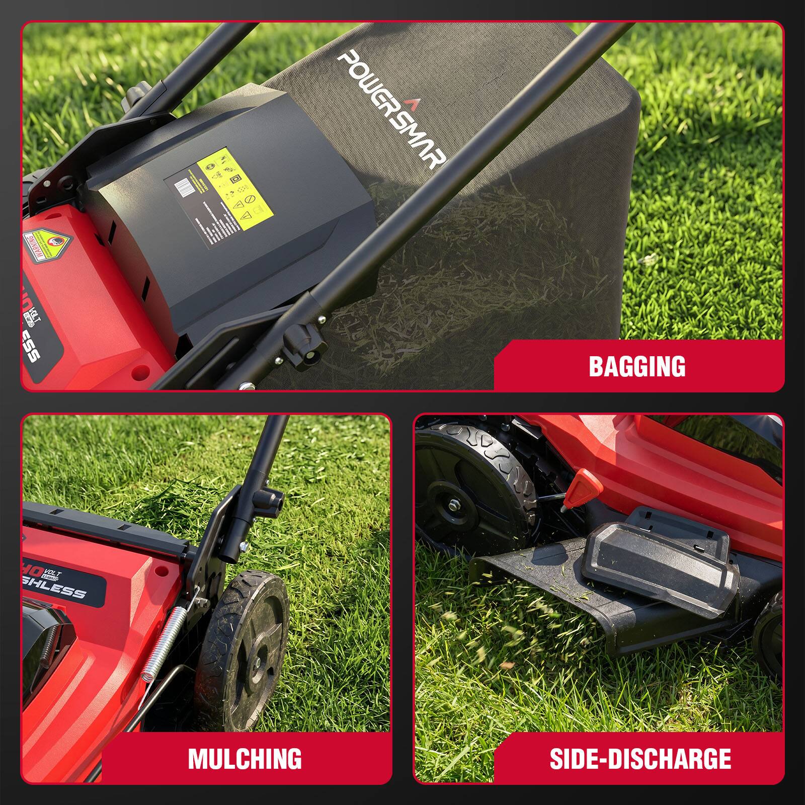 UTRE POWERSMART  
BAGGING  
MULCHING  
SIDE-DISCHARGE