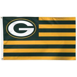 WinCraft - Green Bay Packers 3' x 5' Americana Stars & Stripes Deluxe Flag - Multicolor