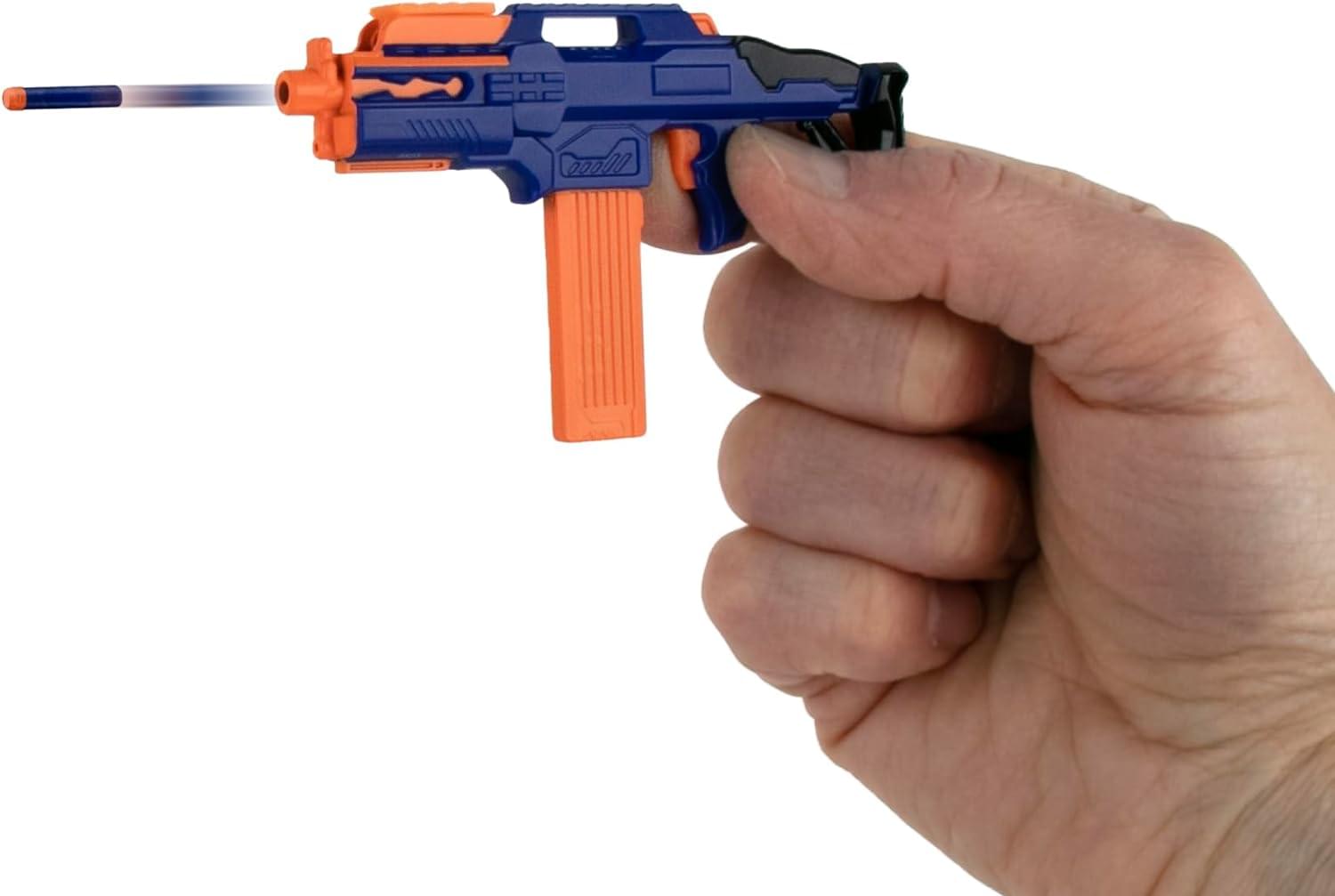 Alt View 1. Super Impulse - World's Smallest Nerf Blaster | Rapidstrike CS-18 - Blue.