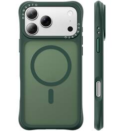 Ornarto - for iPhone 17 Pro Max Case 6.9", Slim Shockproof Translucent Matte Phone Case with MagSafe - Olive Green