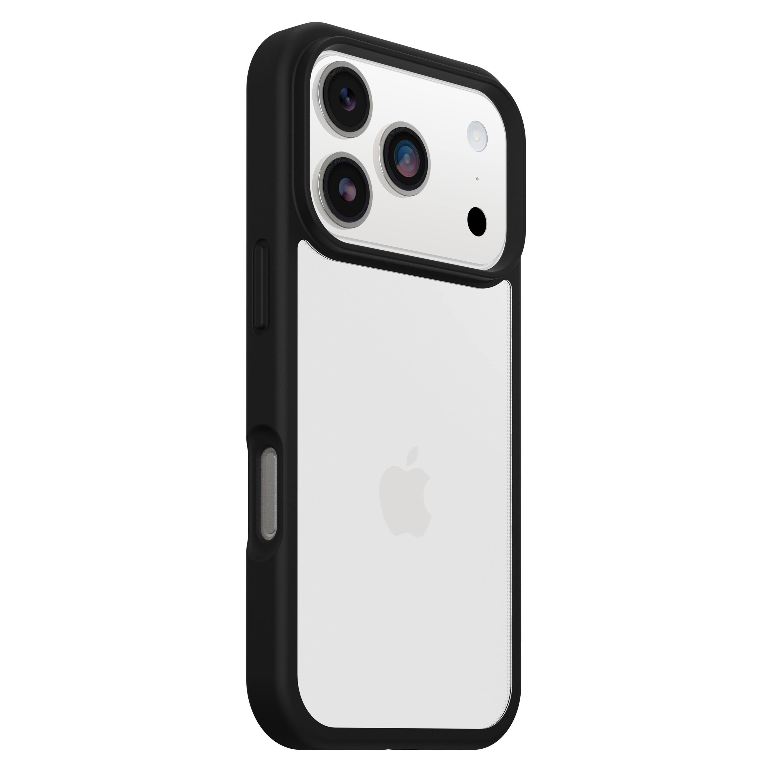 Left. OtterBox - Profile Series Hard Shell for Apple iPhone 17 Pro - Black.