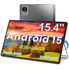 15.4" Android 15
8GB+256GB
Helio G99
10000mAh
