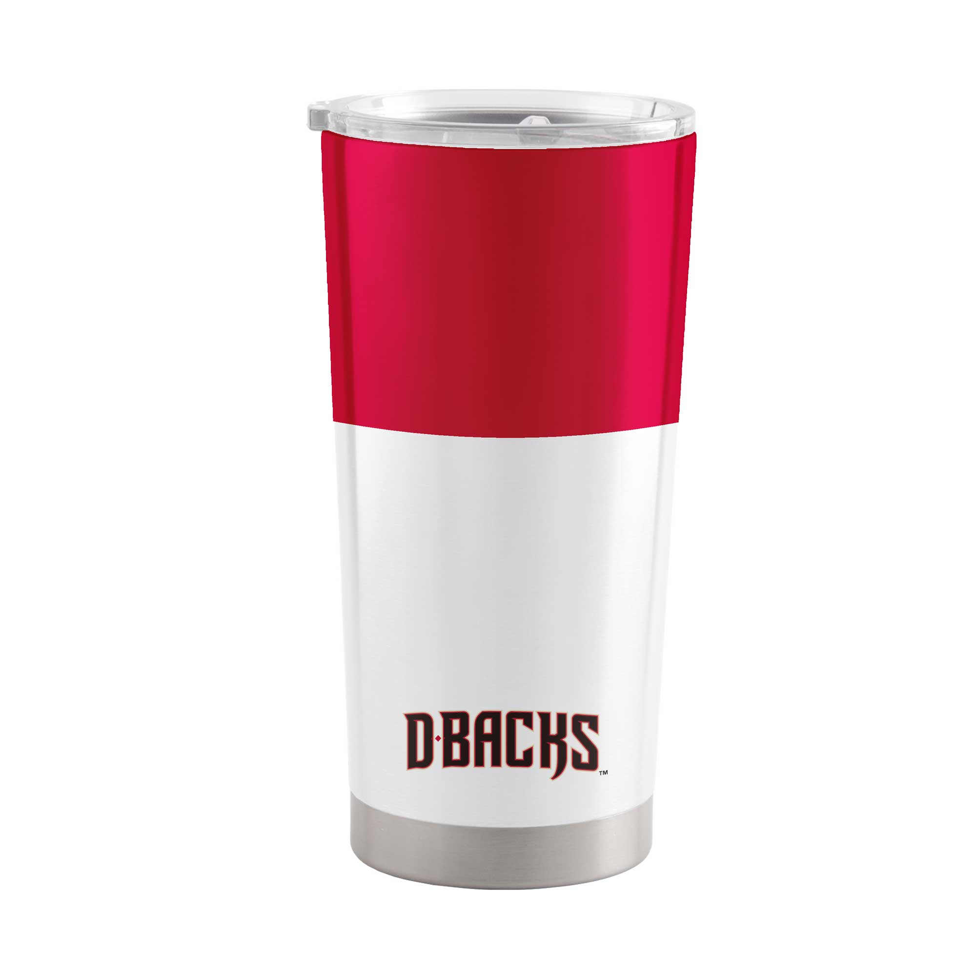 Alt View 1. Logo Brands - Arizona Diamondbacks 20oz. Colorblock Stainless Steel Tumbler - Multicolor.