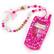 Back Zoom. Make It Real - Juicy Couture: Dial Up the Style Lip Gloss Phone & DIY Lanyard.