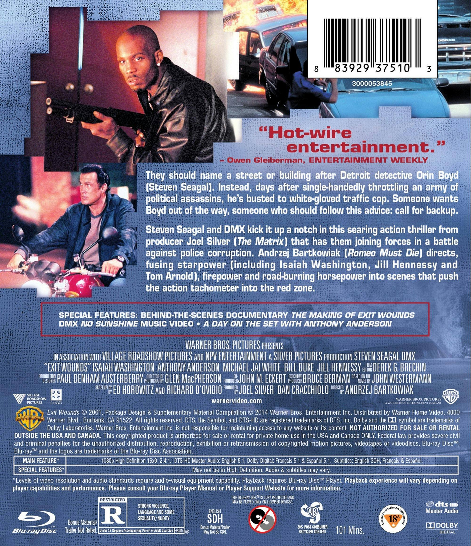 Back. Exit Wounds [Blu-ray].