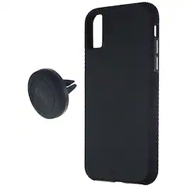 Case-Mate - Tough Hard Case + Magnetic Car Mount for Apple iPhone Xs/X - Black