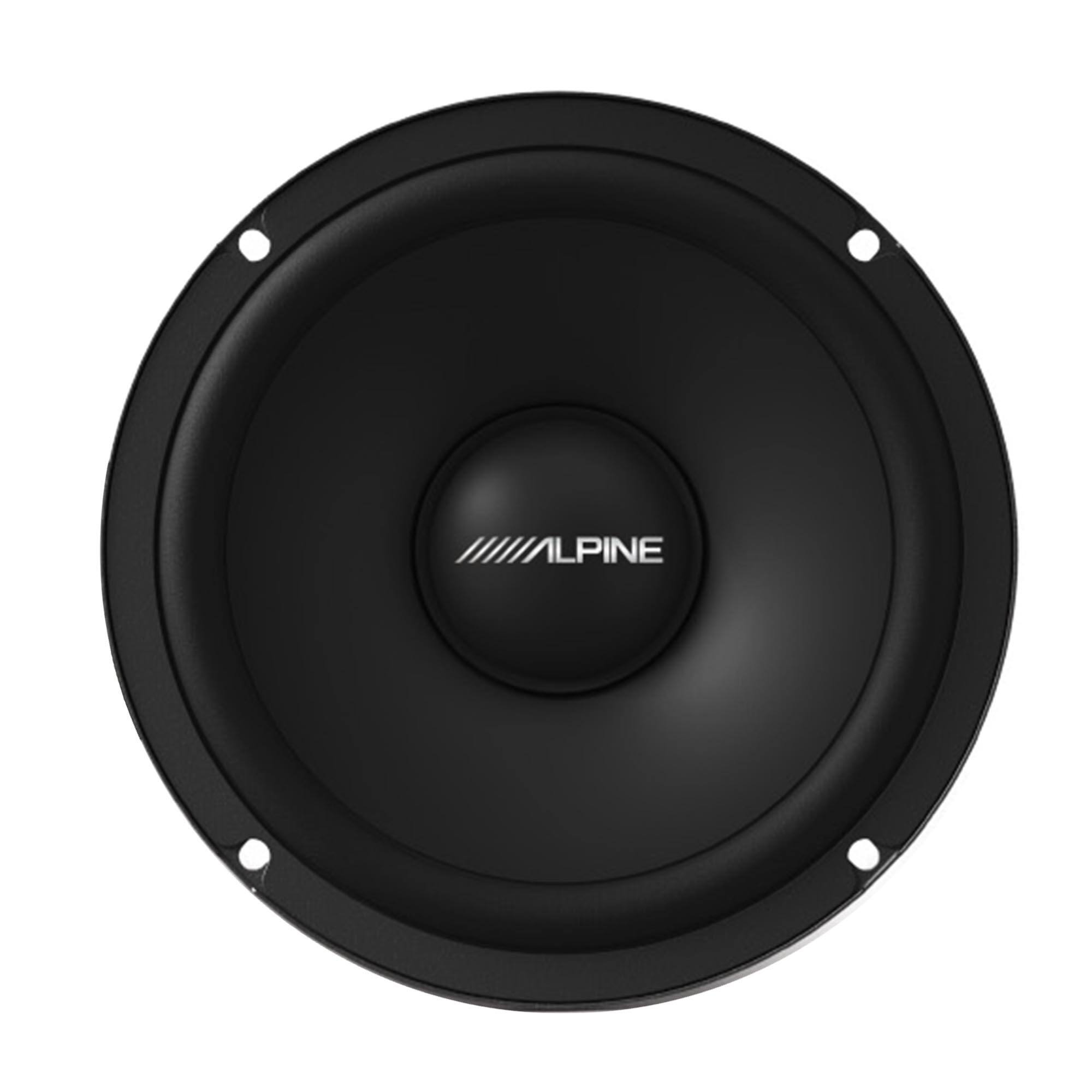 Alt View 1. Alpine - Alpine EL-E65C-G 6.5” Component 2-Way Speaker Set, Pair - Black/Gray.