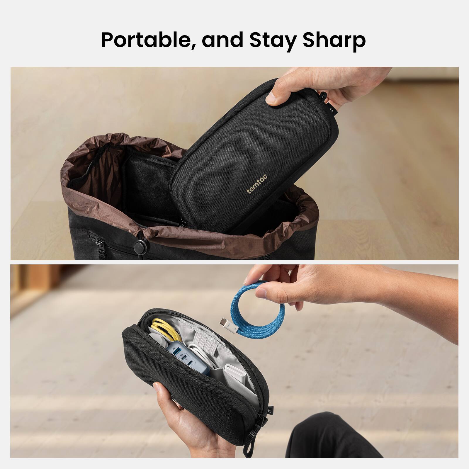 Portable, and Stay Sharp tomtoc 1.