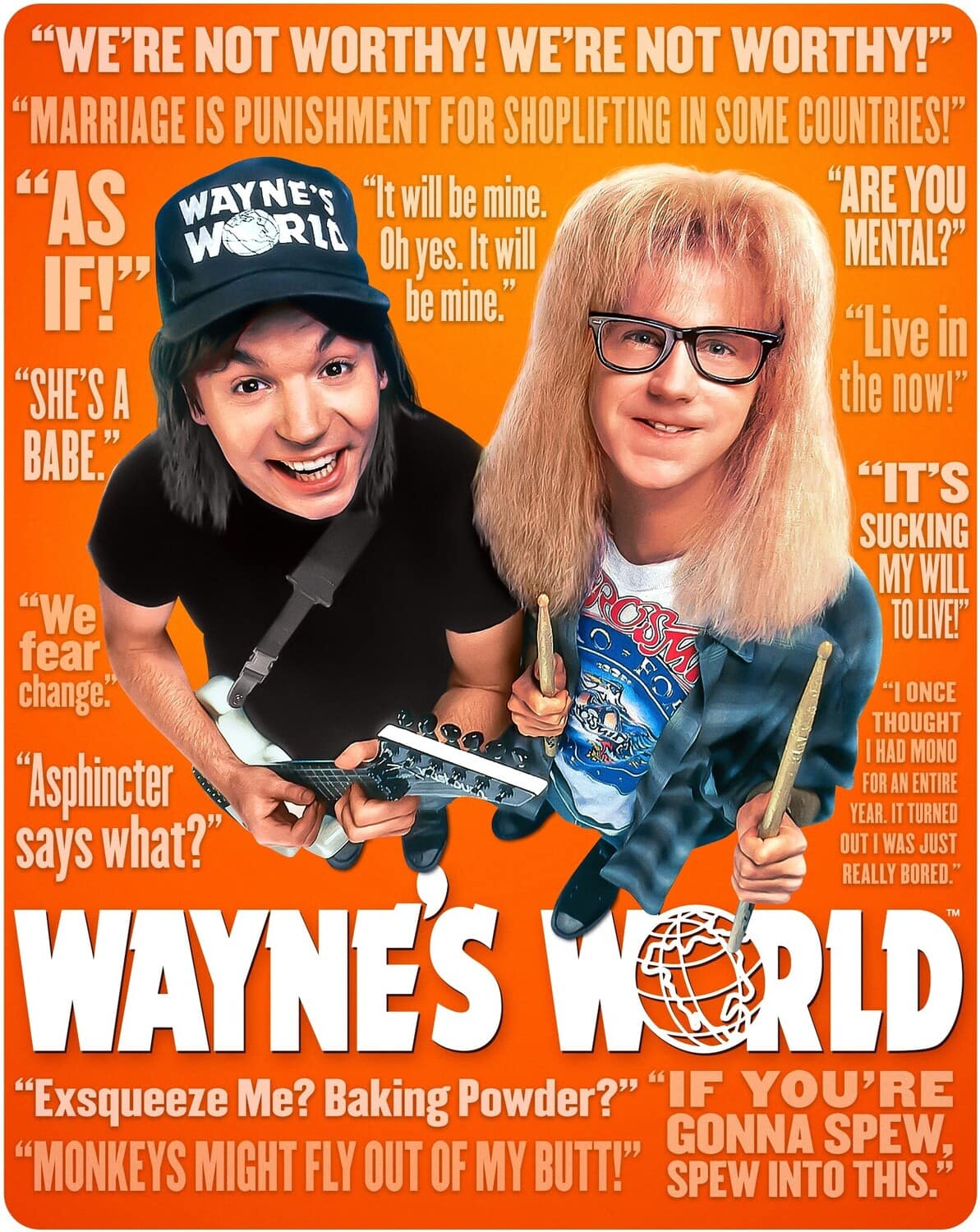 Front. Wayne's World   - 4K Blu-Ray.