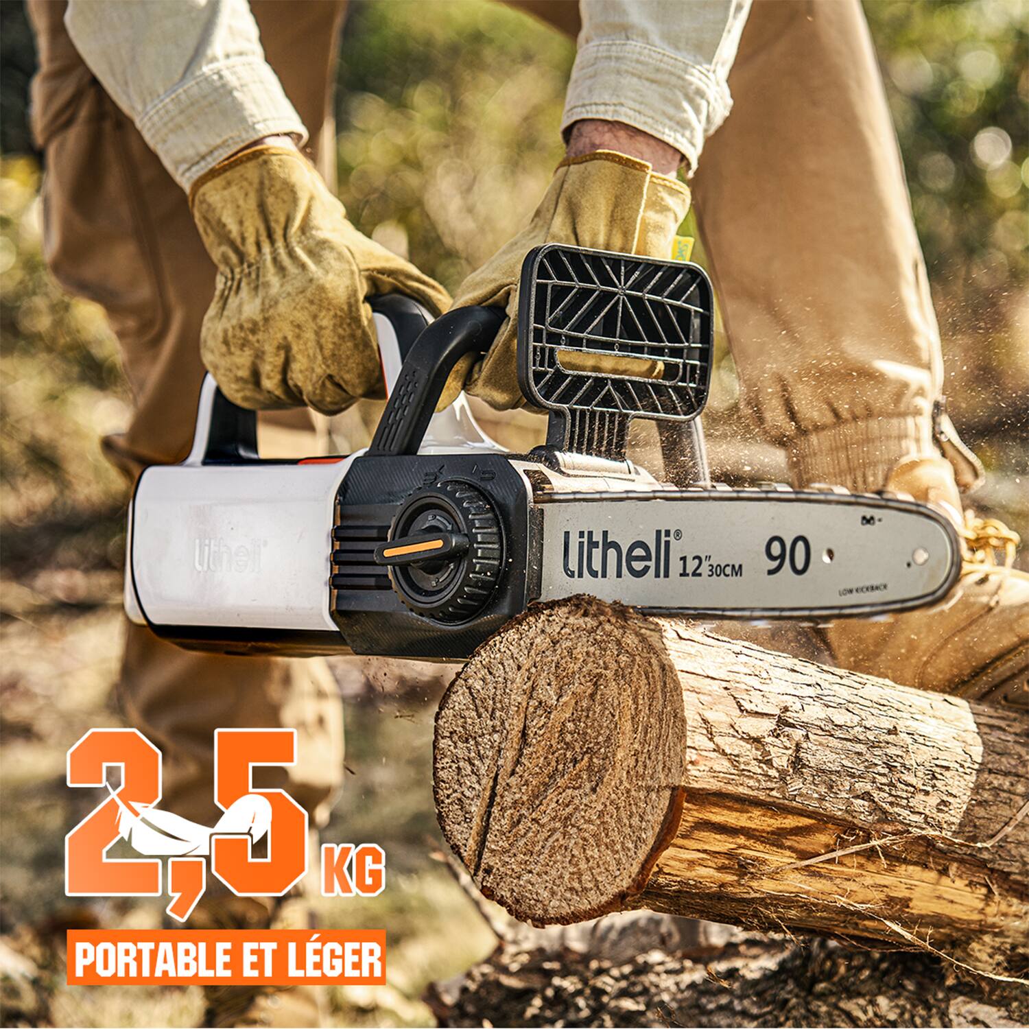 Litheli 12'30 30CM 90 5e - BAC 2,5 KG PORTABLE ET LÉGER