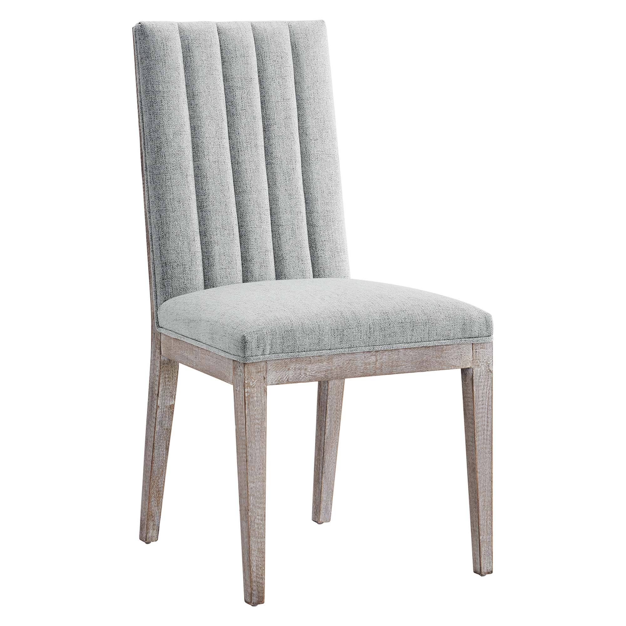 Angle. Modway - Maisonette French Vintage Tufted Fabric Fabric Dining Side Chair by Modway - Light Gray.