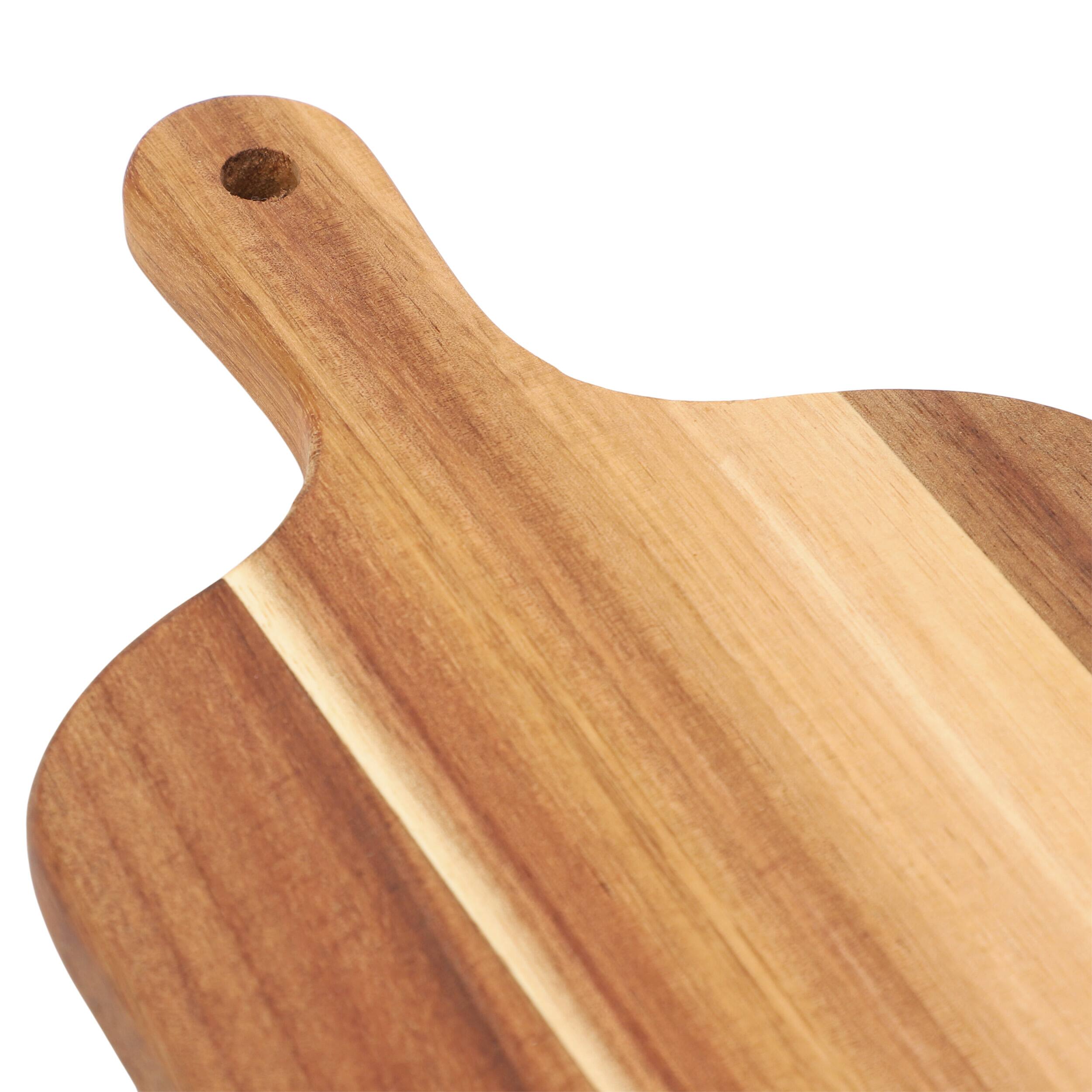 Alt View 5. MegaChef - MegaChef 11.5 Inch Acacia Wood Charcuterie Cheese Board - Brown.